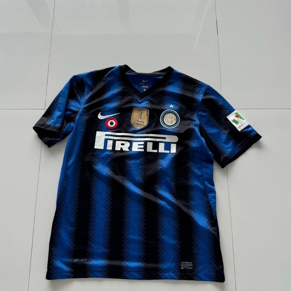 Nike Inter Milan Blue and Black Jersey